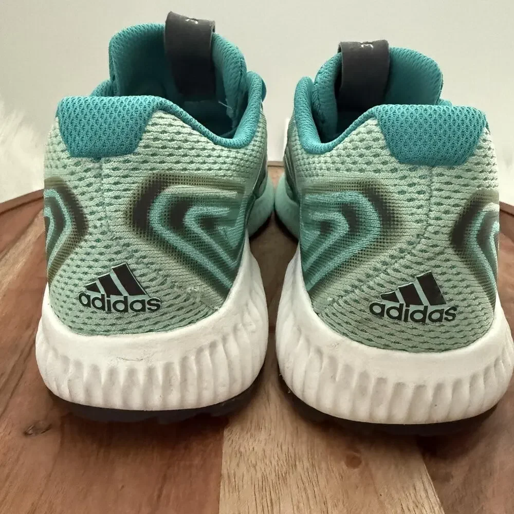 Adidas Aerobounce Shoes Womens‎ Size 8.5 Teal Mint Running Mesh Bounce Sneakers